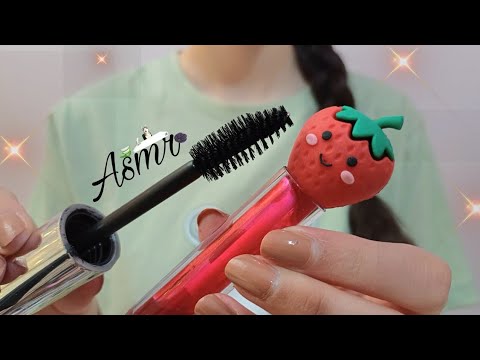 ASMR Doing Your Makeup Relaxing Personal Attention (No Talking)🍍