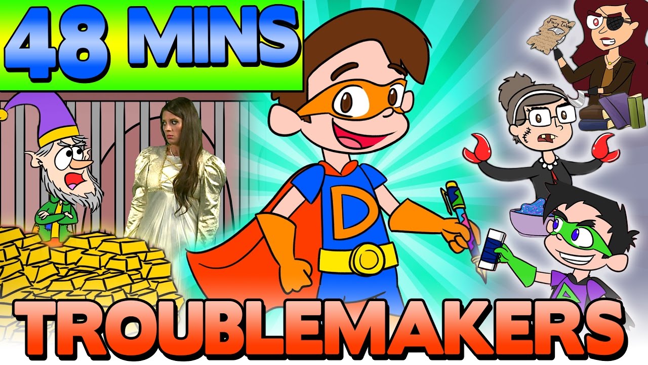 Cool School Troublemakers & Tricksters - Compilation | Bats, Big Bad Wolf, Ray Blank, & More!