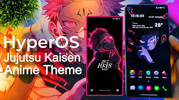 HyperOS Premium Theme For Any Xiaomi Devices | New Jujutsu Kaisen System Ui | #hyperos #hyperos2