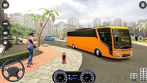 Mobile bus simulator game 3d || bus driving Android mobile Gameplay 2025
