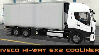 Iveco Hi-Way 6x2 Cooliner Truck Mod For Bussid | bus simulator indonesia |