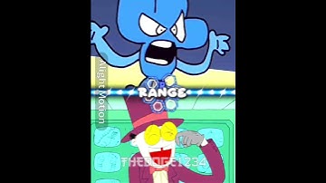 Four (BFDI) Vs The Warden (Superjail) #shorts #superjail #bfdi