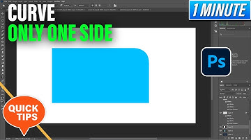 Hoe je in Photoshop slechts één zijde van een rechthoek kunt krommen (snelle oplossing)
