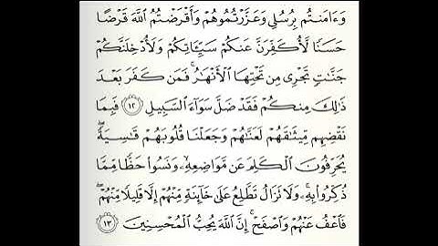 تلاوات مختارة سورة المائدة القارئ عامر المهلهل