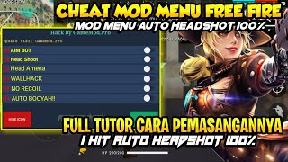 CARA CHEAT FREE FIRE NO ROOT V1.41 || AUTO HEADSHOT!!WALLHACK NO FC || MOD MENU APK