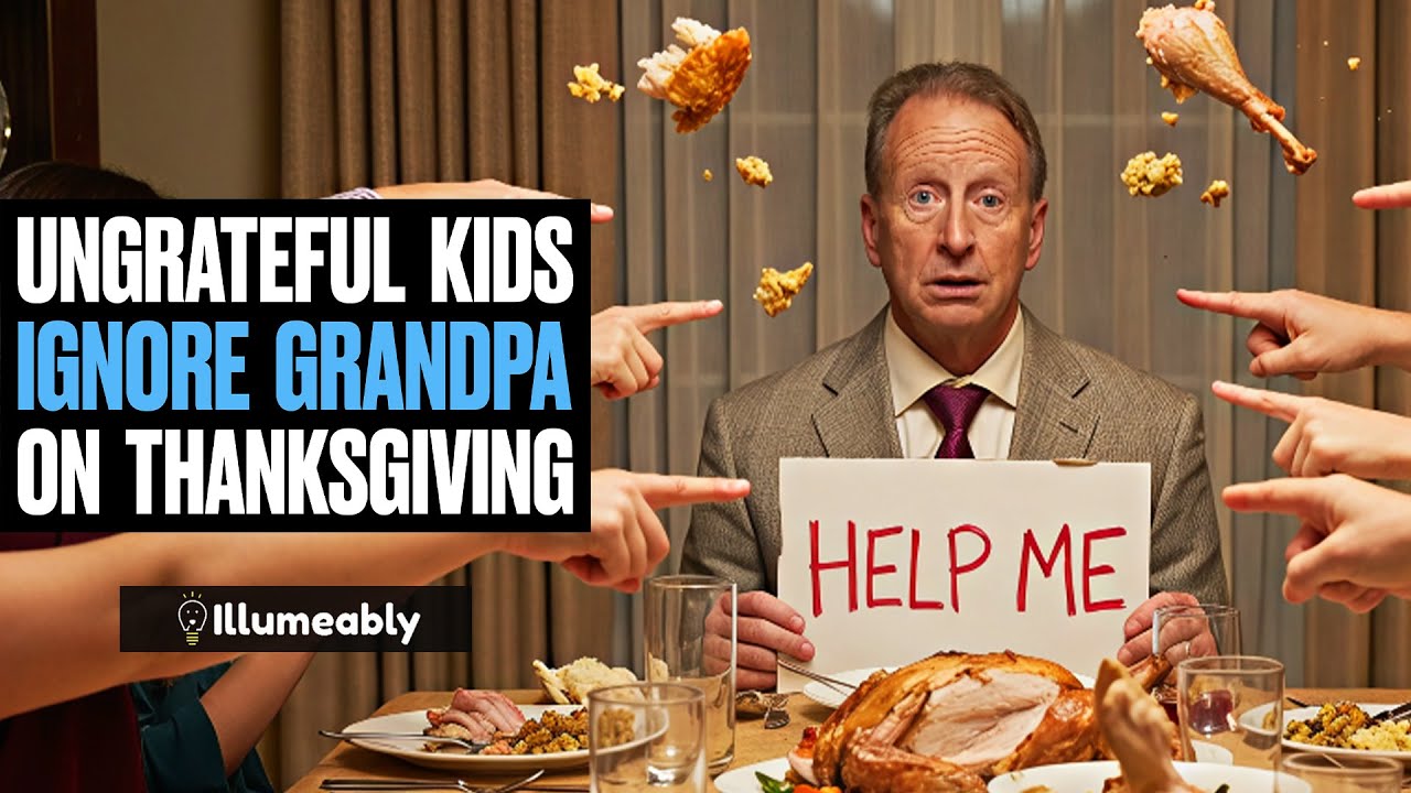 UNGRATEFUL Kids IGNORE Grandpa On THANKSGIVING
