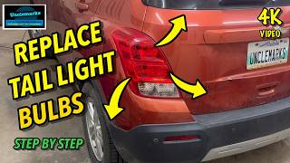 How to replace tail light bulbs on Chevy Trax?
