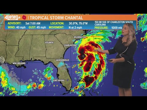 Tropical Weather Impact: Tropical Storm Chantal has formed - YouTube