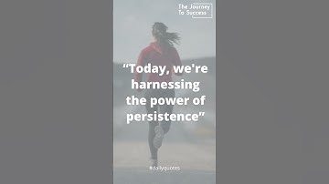 The Power of Persistence