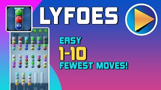 Lyfoes Easy Levels 1 to 10 Walkthrough [100% Perfect!]