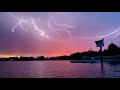 Stunning Video Shows Lightning Flashing as Sun Rises in Pensacola