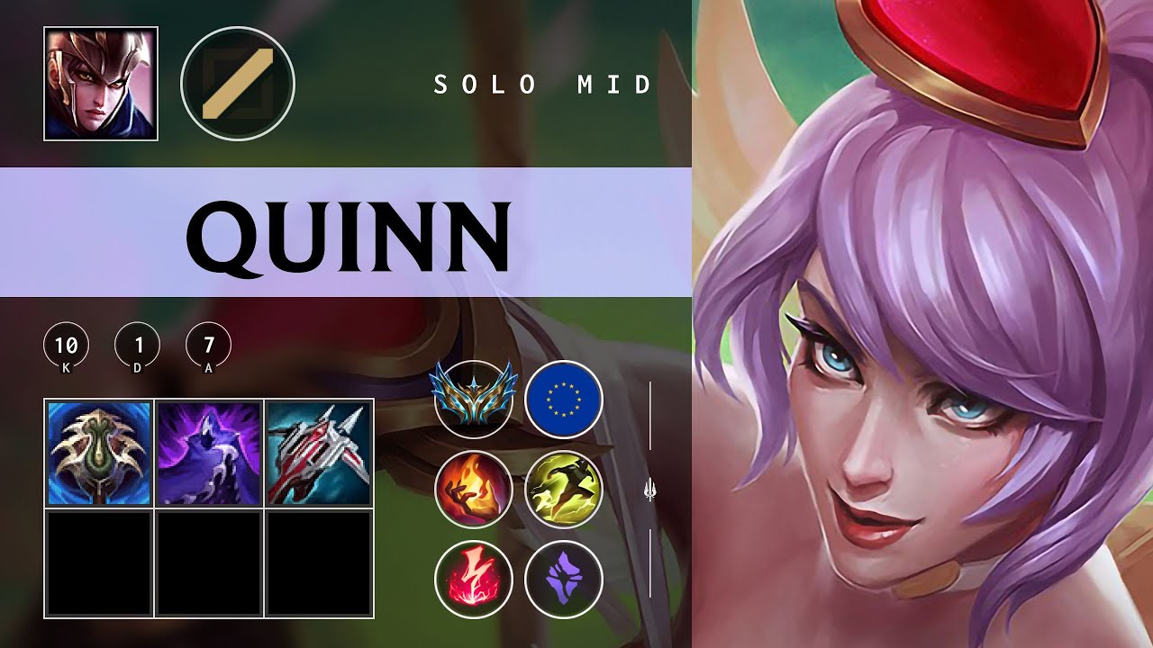 Quinn Mid vs Akali - EUW Challenger Patch 25.23