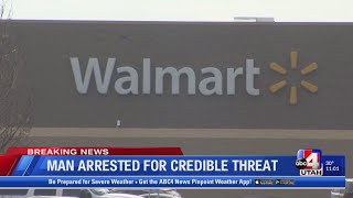 Man arrested for threatening mass shooting at Washington County Walmart