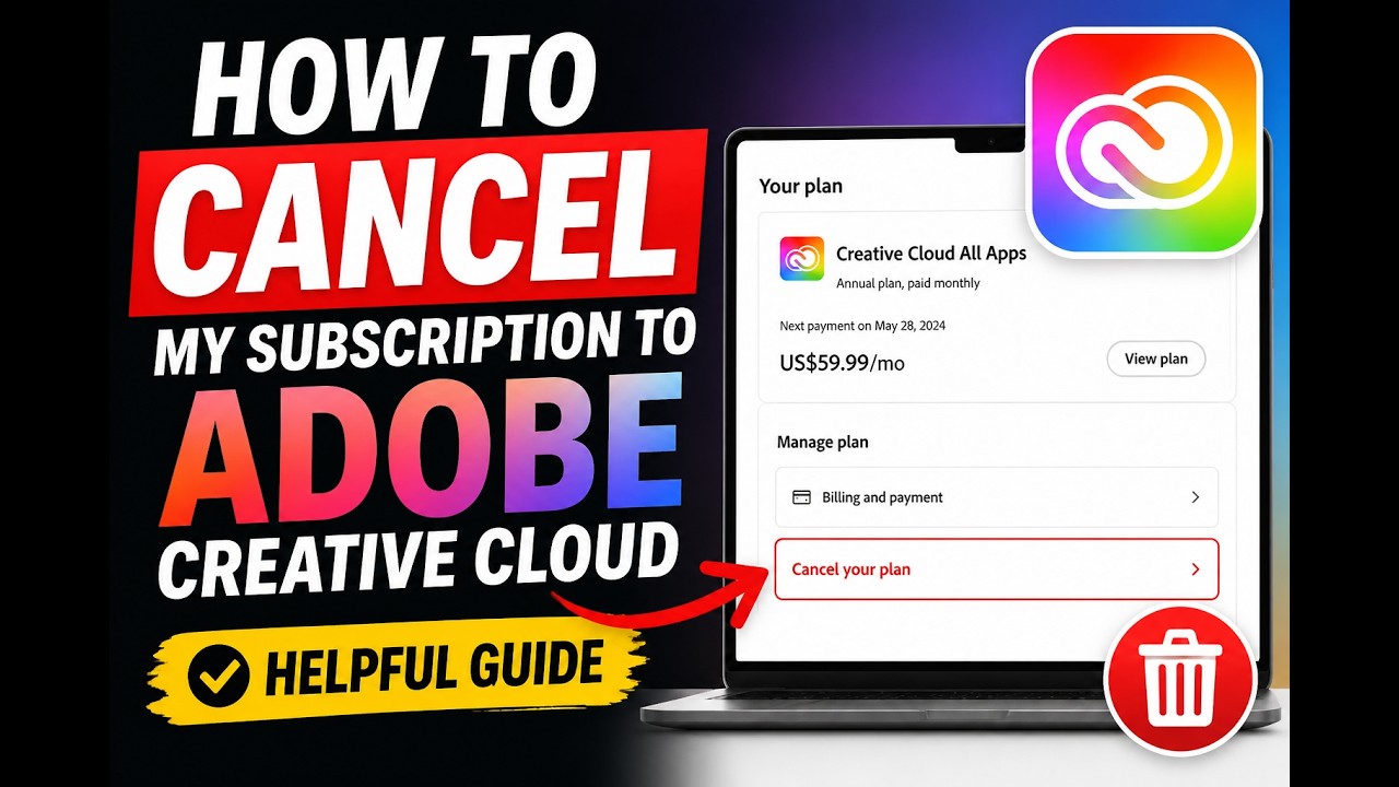 How to cancel my subscription to Adobe Creative Cloud - Helpful Guide ...