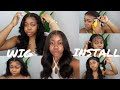 VLOG STYLE lace frontal wig install ft nadula hair