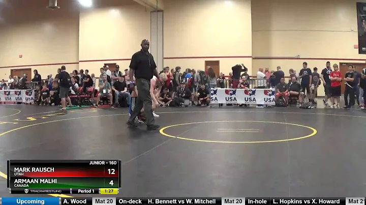 Junior 160 Mark Rausch Utah Vs Armaan Malhi Canada