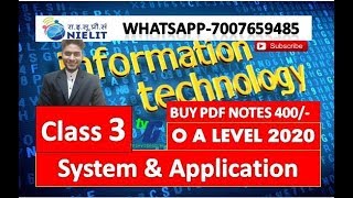 IT Tools and Network Basics CLASS #3(SYSTEM SOFTWARE AND APPLICATION SOFTWARE) O A LEVEL M1R5-M1R4 screenshot 3