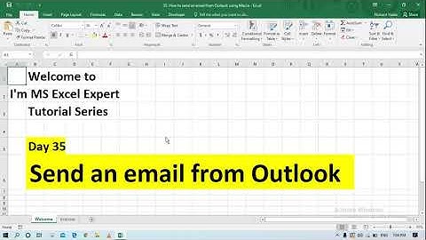 How To Send An Email Using Outlook via VBA | I