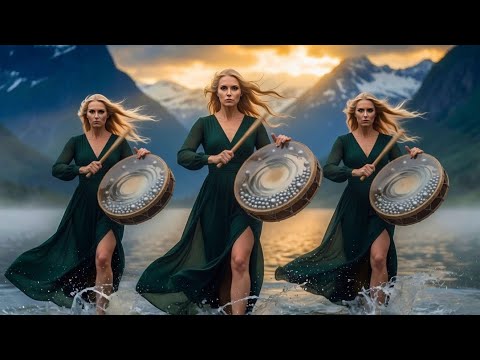 Epic Ocean Drums 🌊 | The Most Ambient Nordic Celtic Folk Music | Viking Harp, Flute & Waves