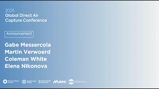 Announcement - EDF Renewables, Return Carbon, Verified Carbon, Skytree - Global DAC Conference 2025