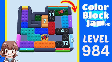 Color Block Jam Level 984 Solution Walkthrough