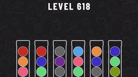 Ball Sort Puzzle Level 618 #ballsortpuzzle #ballsortpuzzlegameplay #puzzlegame #mobilegames