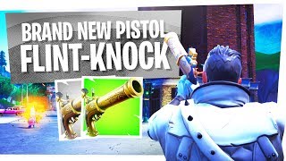 FIRST LOOK at the NEW FLINT KNOCK PISTOL - Fortnite New Flintlock Gun
