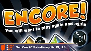 Encore game overview at Gen Con 2019