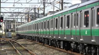 E233系7000番台埼京線ハエ113編成新津配給EF64 1032号機牽引行田、北本、東浦和