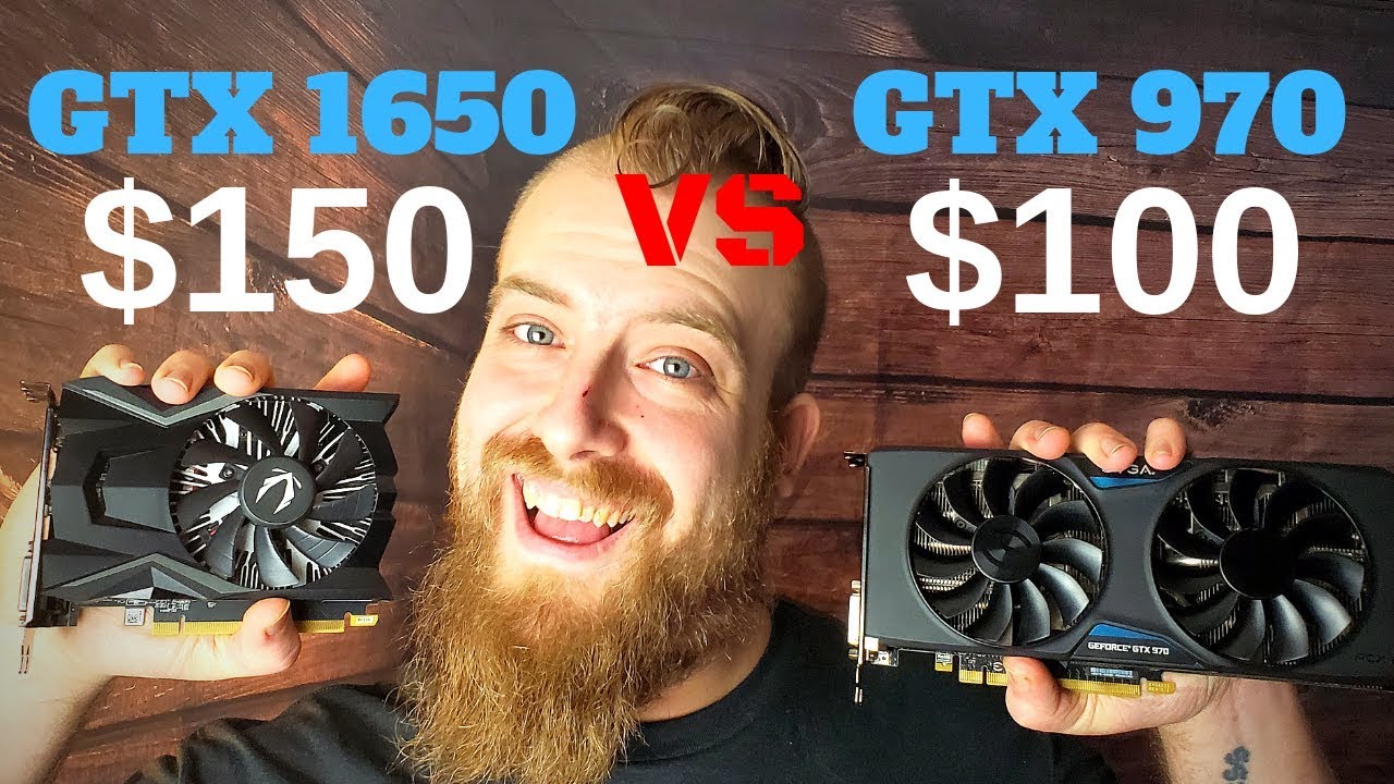 GTX 1650 VS GTX 970 5 year old GPU vs NEW!