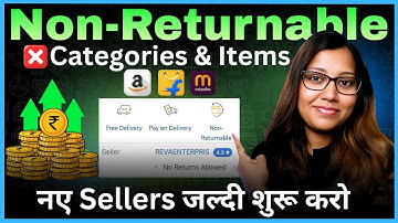 Non Returnable Product on Amazon Flipkart Messho ✔️Start eCommerce Business Non Returnable Item list