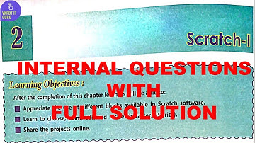 DAV CLASS 7 COMPUTER CHAPTER 2 | SCRATCH -1| QUESTION ANSWER | NOTES | #davpublicschool