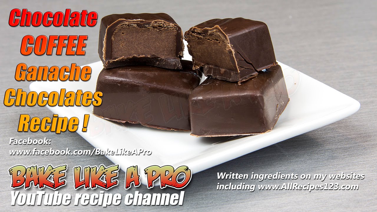 Easy Dark Chocolates Filled With Chocolate Coffee Ganache Recipe YouTube