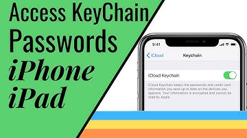 How to Access, Update N Recover Your KeyChain Passwords On Your iPhone, iPad, and iOS Devices | 2020