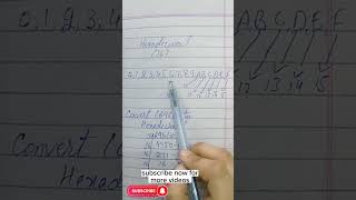 what is the hexadecimal system | What is hexadecimal numbers #shortsfeed #shorts #ytshorts