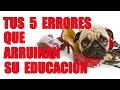 5 Errores que Cometes al Entrenar a tu Perro que Arruinan su Educación