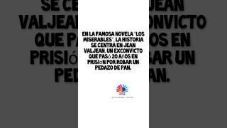 Curiosidades Literarias. Los Miserables. Jean Valjean. #shortsvideo #shortsfeed #viralshort
