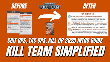 Kill Team Approved Ops 2025 Intro Guide - Introduction to Competitive Play