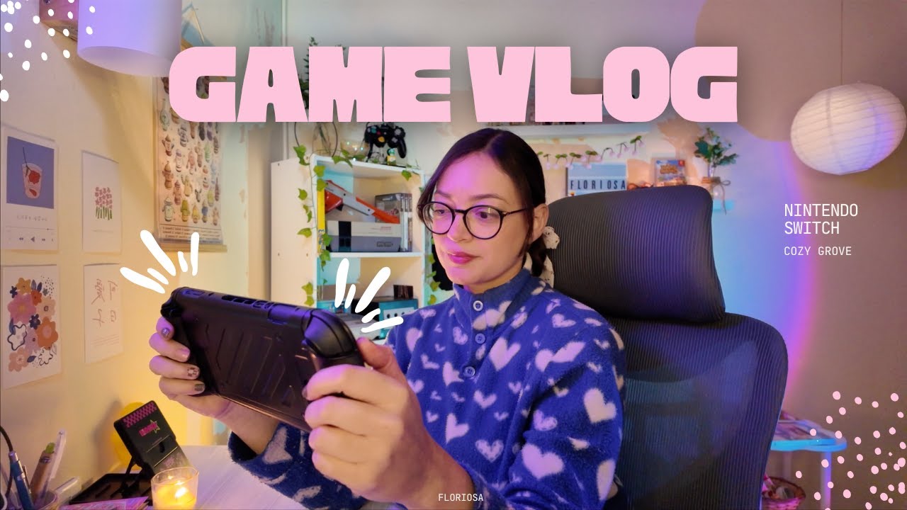 Cozy Grove venceu a enquete 🌿🎮 | rotina, mercado e noite de pizza 🍕 | Nintendo Switch