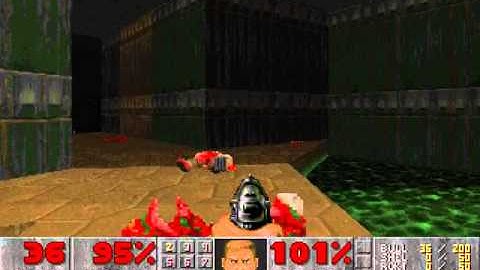 DOSBOX DOOM E1M1 둠 1-1 (General Midi)