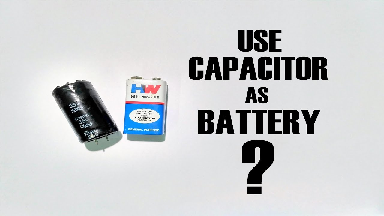 Super capacitor. Supercapacitors vs. Batteries.