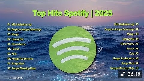 Top Hits Spotify Lagu Pop Indonesia 2025 || Lagu Terbaru 🖤🎧