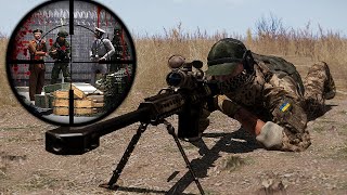 Two Russian generals were killed by a Ukrainian sniper while unloading weapons at a port. - ARMA 3
