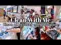 Complete disaster cleaning decluttering  organizing  mom life cleaning motivation  clean with me
