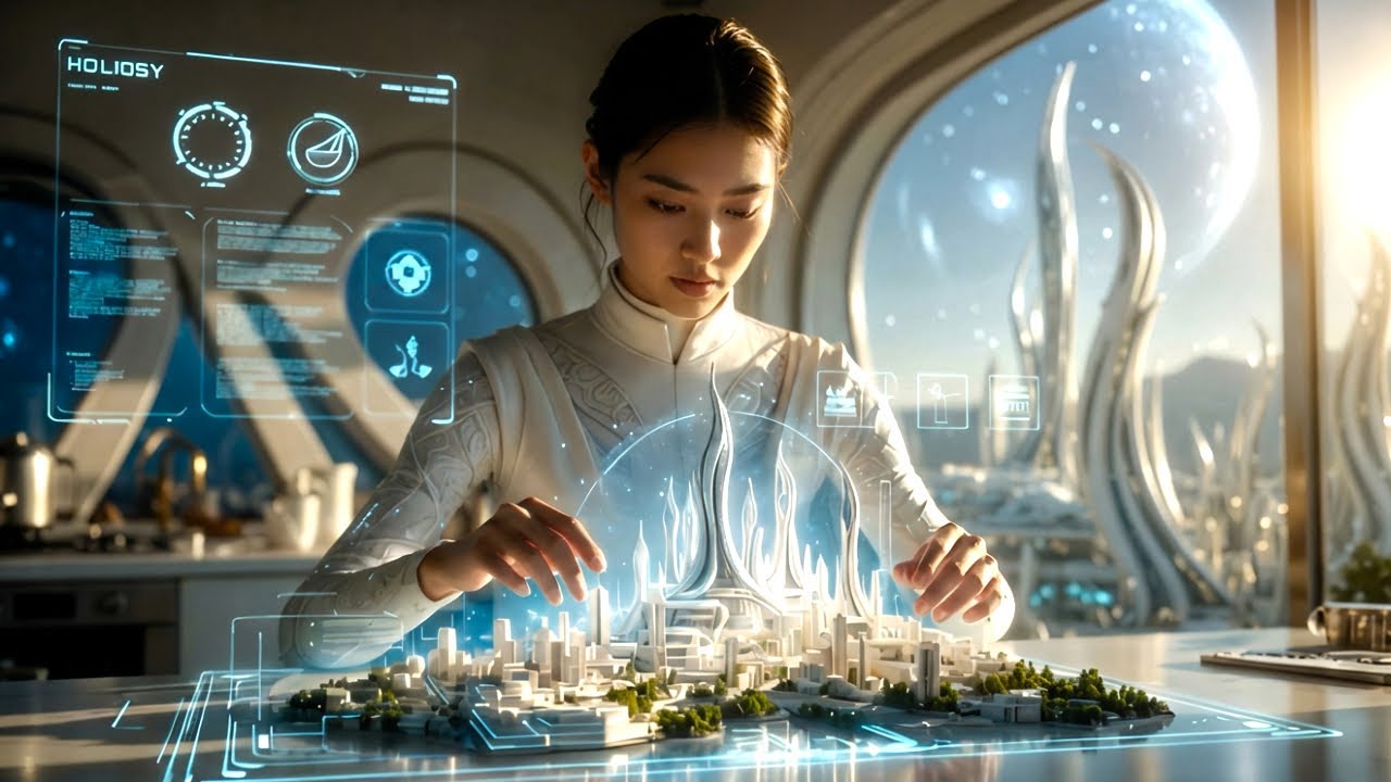 Life in 2100: A Full Day in the Future World | AI Short Film 4k