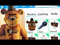 MAKING FREDDY FAZBEAR a ROBLOX ACCOUNT (Five Nights at Freddy&#39;s Movie FNAF)