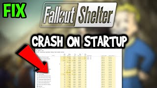 fallout shelter   – how to fix crash on startup – complete tutorial