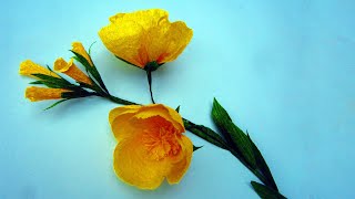 Create unique paper flowers for vases || Dm paper flower || Paper craft