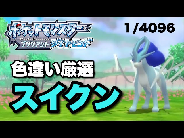 ポケモンBDSP】スイクン色違い厳選 - YouTube