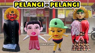 Ondel Ondel dan Badut Joget ♥️ Pelangi-Pelangi | ONDEL-ONDEL BETAWI
